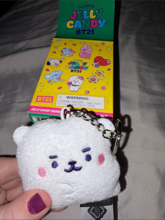 Bts Accessories - Brand New BTS BT21 Jelly Candy Series 1 Mini Plush Pendent RJ Jin🔥